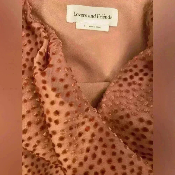 Lovers + Friends Sonora Midi Dress in Rosey Pink Size Small - Picture 9 of 10